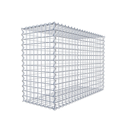 Schanskorf 100 cm x 70 cm x 40 cm (L x H x D), maaswijdte 5 cm x 5 cm, spiraalvormig