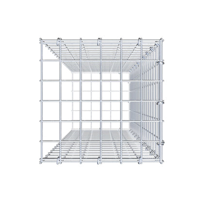 Add-on schanskorf type 2 100 cm x 30 cm x 30 cm (L x H x D), maaswijdte 5 cm x 5 cm, C-ring