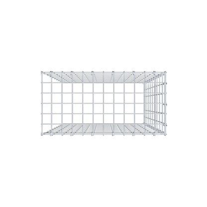 Type 4 oplegkorf 100 cm x 60 cm x 30 cm (L x H x D), maaswijdte 5 cm x 10 cm, C-ring