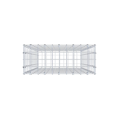 Gabbione 100 cm x 50 cm x 20 cm (L x H x P), maglia 5 cm x 10 cm, anello a C