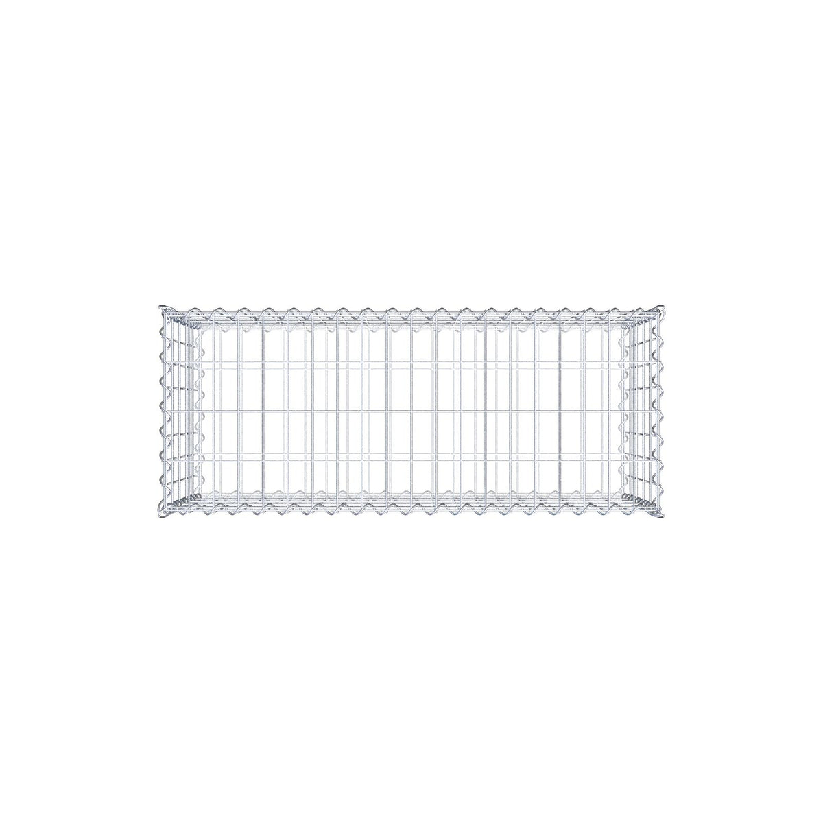 Gabion 100 cm x 50 cm x 40 cm (L x H x D), maskstorlek 5 cm x 10 cm, spiral