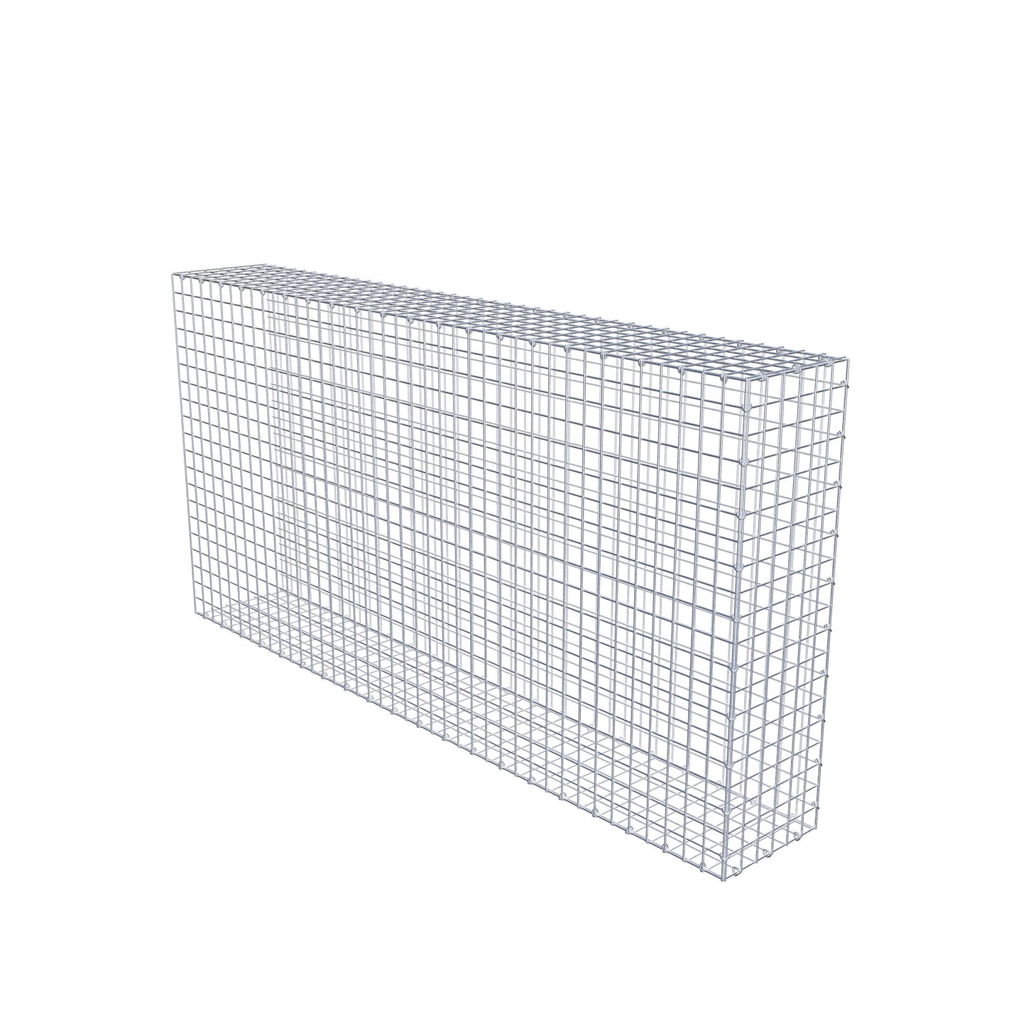 Bevestigbare schanskorf type 2 200 cm x 100 cm x 30 cm (L x H x D), maaswijdte 5 cm x 5 cm, C-ring