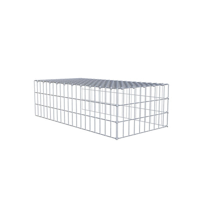 Pile aggiuntivo tipo 4 100 cm x 30 cm x 50 cm (L x H x P), maglia 5 cm x 10 cm, anello a C