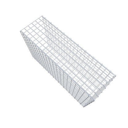 Bevestigbare schanskorf type 2 100 cm x 60 cm x 30 cm (L x H x D), maaswijdte 5 cm x 5 cm, C-ring