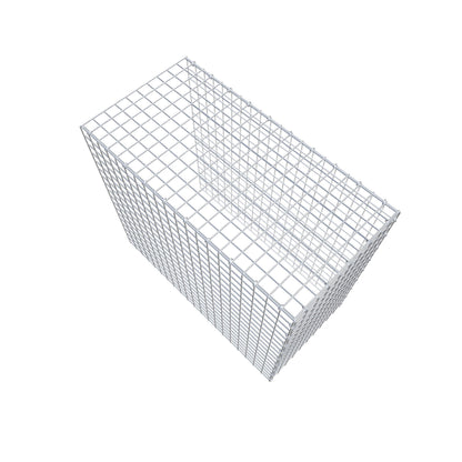 Monteret gabion type 4 100 cm x 90 cm x 50 cm (L x H x D), maskestørrelse 5 cm x 5 cm, C-ring