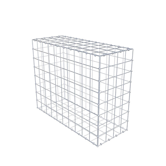 Schanskorf 100 cm x 80 cm x 40 cm (L x H x D), maaswijdte 10 x 10 cm, spiraalring