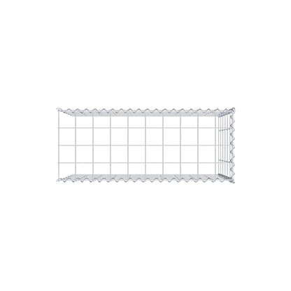Opvokset gabion type 4 100 cm x 60 cm x 40 cm (L x H x D), maskestørrelse 10 cm x 10 cm, spiral