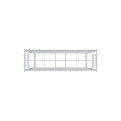 Gabbione 100 cm x 70 cm x 20 cm (L x H x P), maglia 10 cm x 10 cm, anello a C