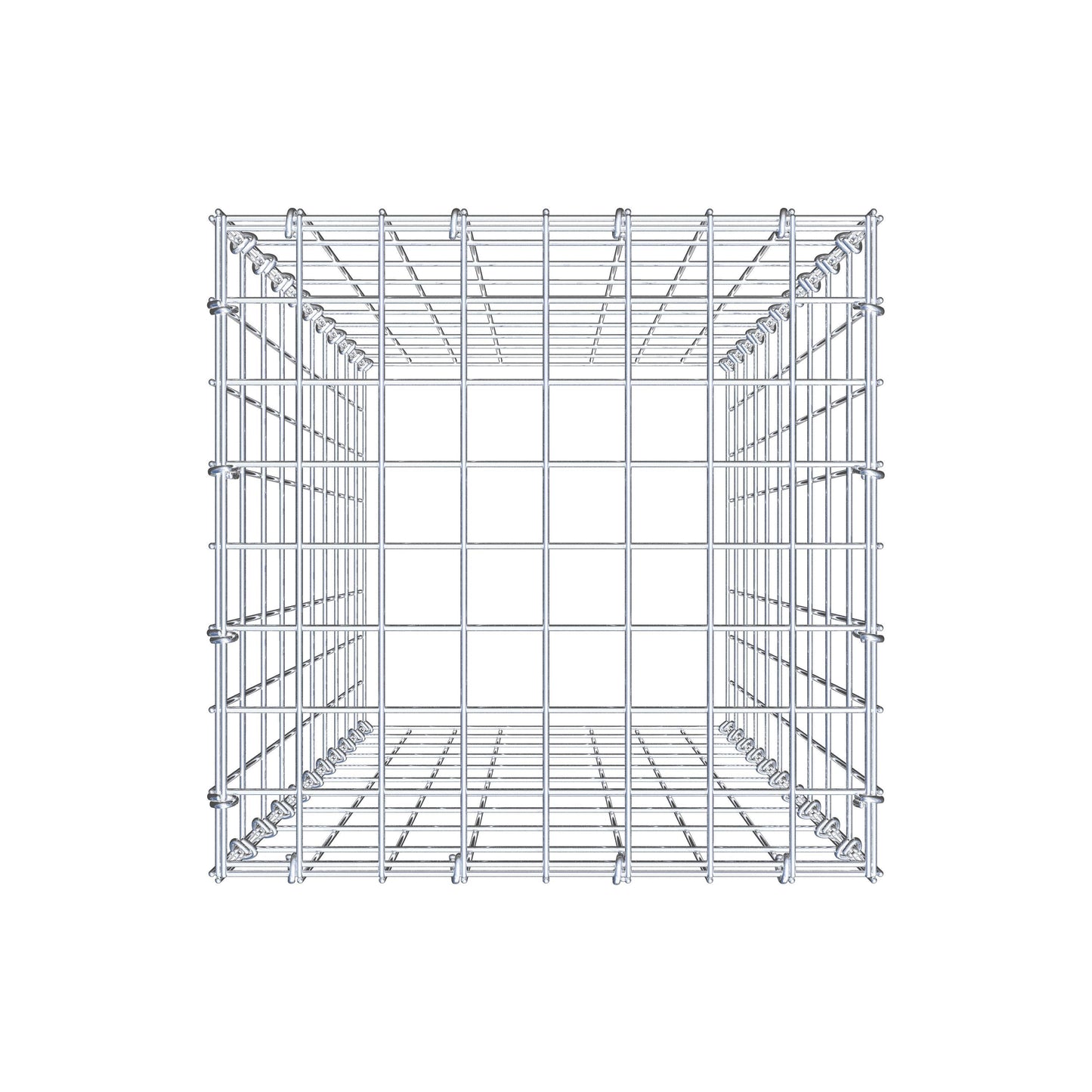 Type 3 oplegkorf 100 cm x 40 cm x 40 cm (L x H x D), maaswijdte 5 cm x 10 cm, C-ring