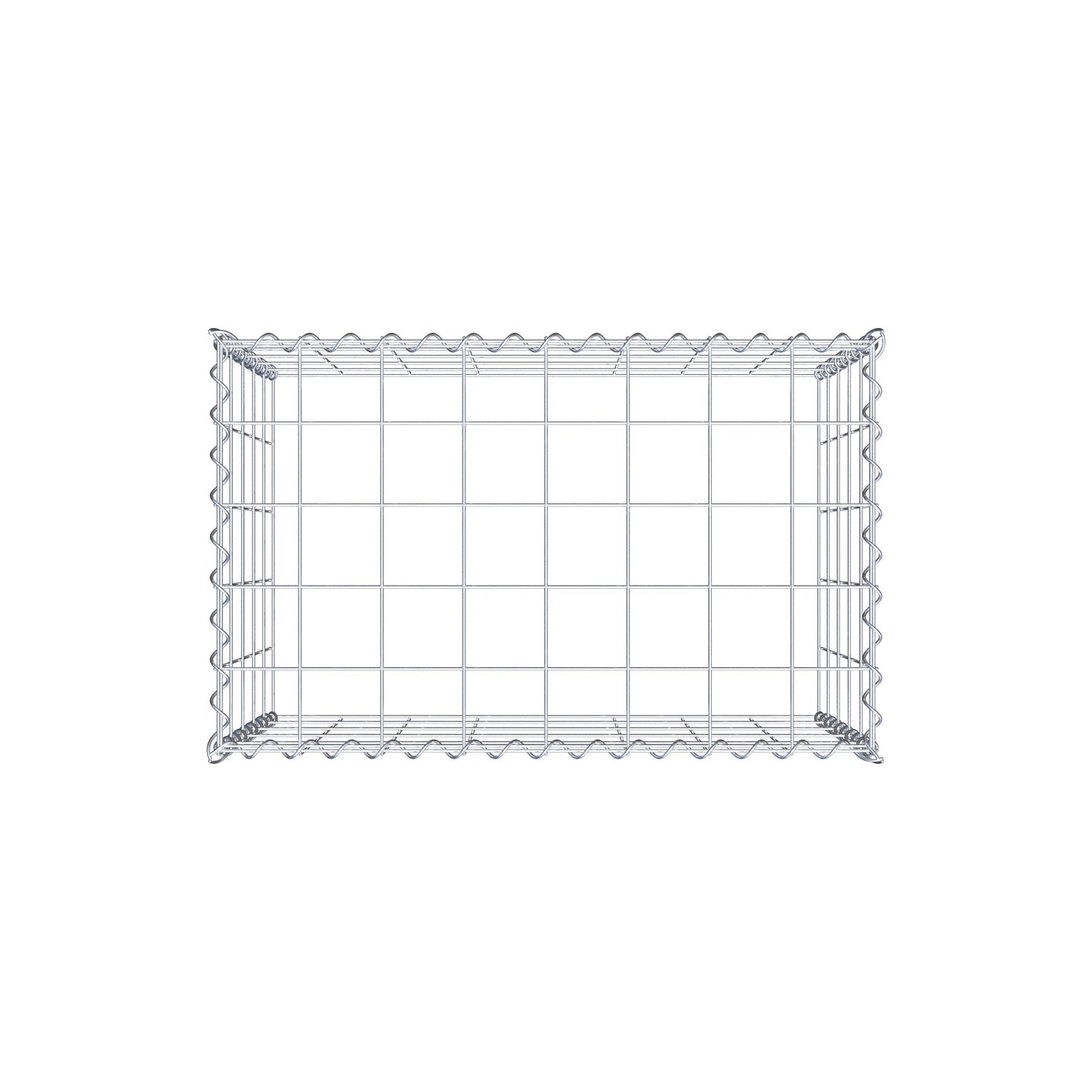 Opvokset gabion type 3 80 cm x 50 cm x 50 cm (L x H x D), maskestørrelse 10 cm x 10 cm, spiral