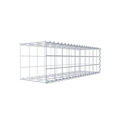 Gavión adicional tipo 2 100 cm x 30 cm x 30 cm (L x A x P), malla 10 cm x 10 cm, en espiral
