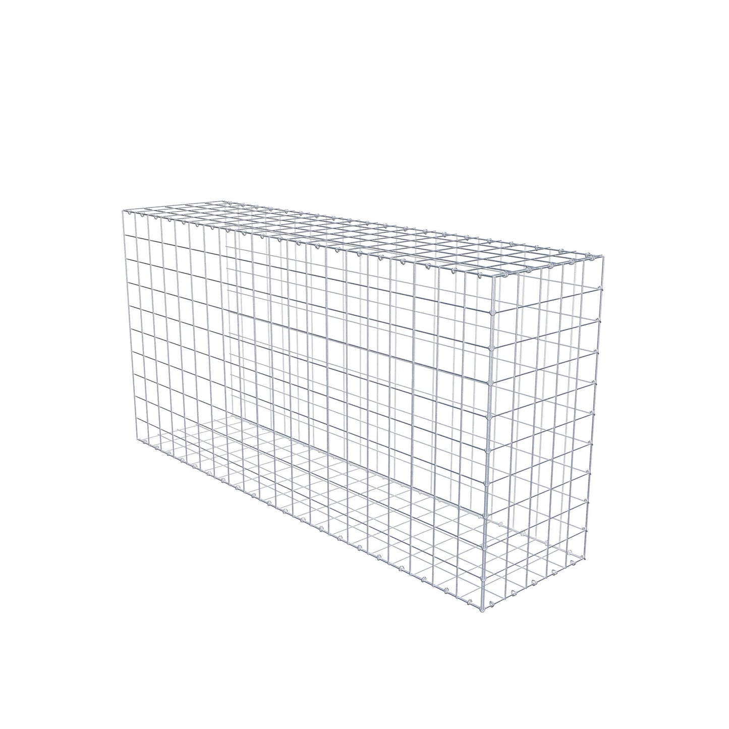 Opzetpaal type 2 200 cm x 100 cm x 50 cm (L x H x D), maaswijdte 10 cm x 10 cm, C-ring