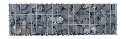 Gabione 100 cm x 30 cm x 30 cm (L x H x T), Maschenweite 5 cm x 10 cm, Spirale
