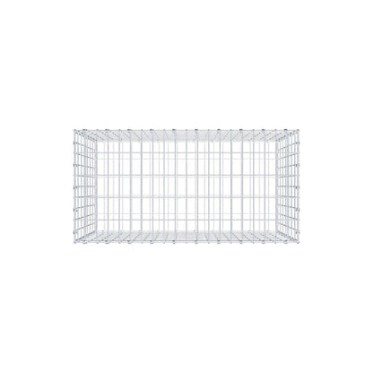 Schanskorf 100 cm x 70 cm x 50 cm (L x H x D), maaswijdte 5 x 10 cm, spiraalring