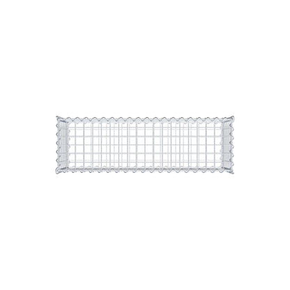 Gabion 100 cm x 40 cm x 30 cm (L x H x D), maskstorlek 5 cm x 5 cm, spiral