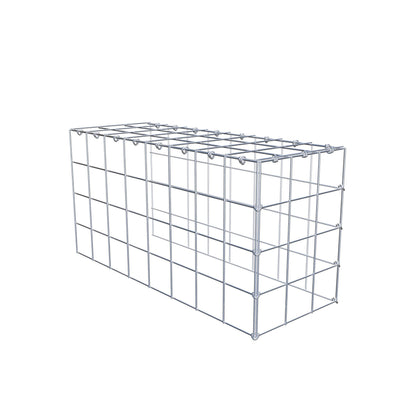 Add-on schanskorf type 4 80 cm x 40 cm x 30 cm (L x H x D), maaswijdte 10 cm x 10 cm, C-ring