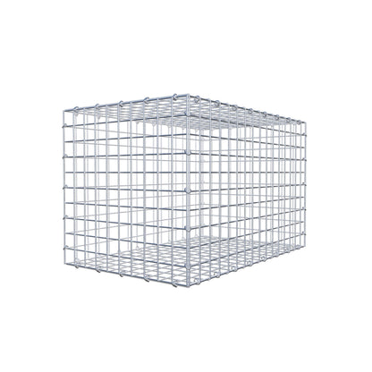 Schanskorf 80 cm x 50 cm x 50 cm (L x H x D), maaswijdte 5 cm x 5 cm, C-ring