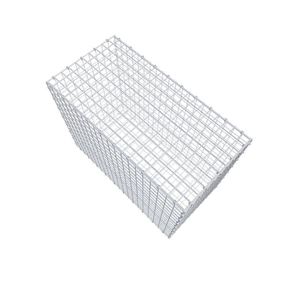 Schanskorf 100 cm x 80 cm x 50 cm (L x H x D), maaswijdte 5 x 5 cm, spiraalring