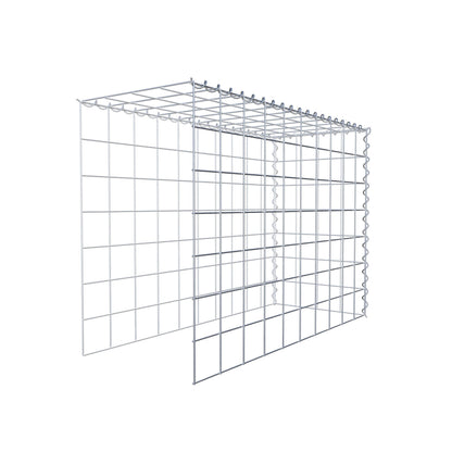Grown-on gabion type 4 100 cm x 70 cm x 40 cm (L x H x D), mesh size 10 cm x 10 cm, spiral