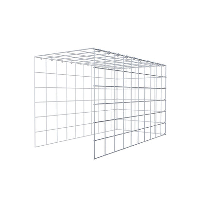 Add-on schanskorf type 4 100 cm x 60 cm x 50 cm (L x H x D), maaswijdte 10 cm x 10 cm, C-ring