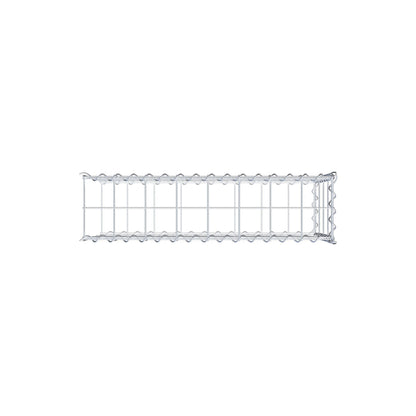 Add-on schanskorf type 2 80 cm x 40 cm x 20 cm (L x H x D), maaswijdte 10 cm x 10 cm, spiraalvormig