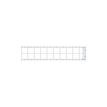Monteret gabion type 4 100 cm x 30 cm x 20 cm (L x H x D), maskestørrelse 10 cm x 10 cm, C-ring