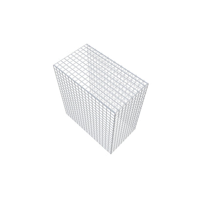 Monteret gabion type 4 100 cm x 90 cm x 50 cm (L x H x D), maskestørrelse 5 cm x 5 cm, C-ring