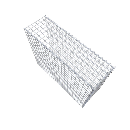 Gabião tipo 4 100 cm x 80 cm x 30 cm (C x A x P), malhagem 5 cm x 5 cm, espiral