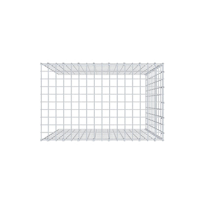 Opzetpaal type 4 100 cm x 80 cm x 50 cm (L x H x D), maaswijdte 5 cm x 10 cm, C-ring