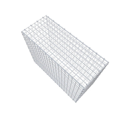Schanskorf 100 cm x 80 cm x 40 cm (L x H x D), maaswijdte 5 x 5 cm, spiraalring