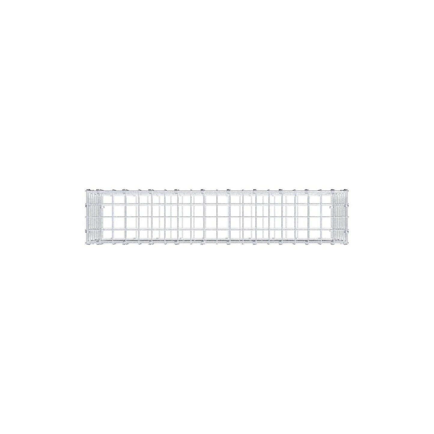 Gabion 100 cm x 40 cm x 20 cm (L x H x D), mesh size 5 x 5 cm, spiral ring