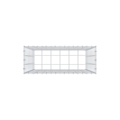 Type 3 oplegkorf 100 cm x 80 cm x 30 cm (L x H x D), maaswijdte 10 cm x 10 cm, C-ring