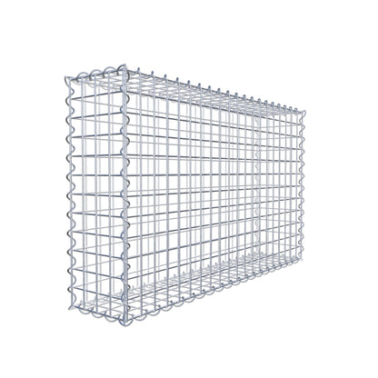 Gabione 100 cm x 60 cm x 20 cm (L x H x T), Maschenweite 5 cm x 5 cm, Spirale