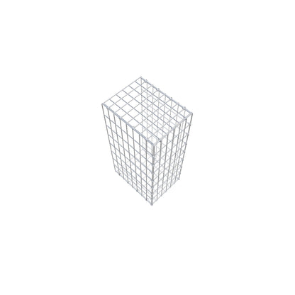 Toegevoegde pool type 2 80 cm x 40 cm x 30 cm, maaswijdte 5 cm x 10 cm, C-ring