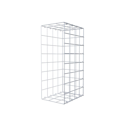 Gabbione aggiuntivo di tipo 2 80 cm x 40 cm x 30 cm (L x H x P), maglia 10 cm x 10 cm, anello a C
