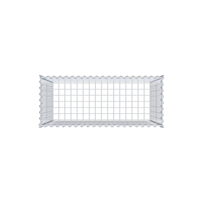 Gabião Tipo 3 100 cm x 80 cm x 40 cm (C x A x P), malhagem 5 cm x 5 cm, espiral