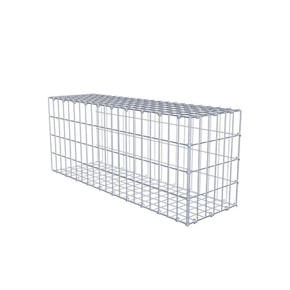 Anbaugabione Typ 2 100 cm x 40 cm x 30 cm, Maschenweite 5 cm x 10 cm, C-Ring