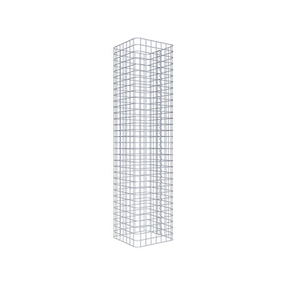 Gabionensäule eckig 37 cm x 37 cm, 160 cm Höhe, MW 5 cm x 5 cm