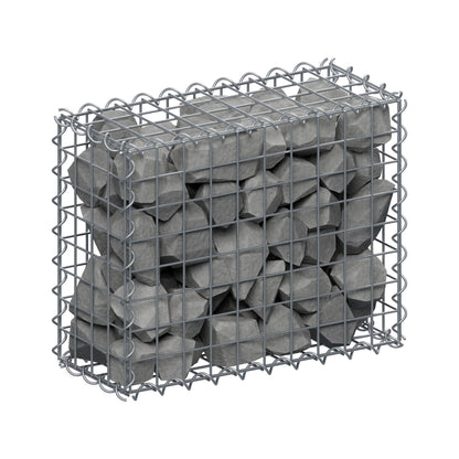 Gabion 50 cm x 40 cm x 20 cm (L x H x P), mailles 5 cm x 5 cm, spirale