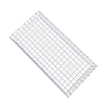 Gabião 100 cm x 20 cm x 50 cm (C x A x P), malhagem 5 cm x 5 cm, anel C