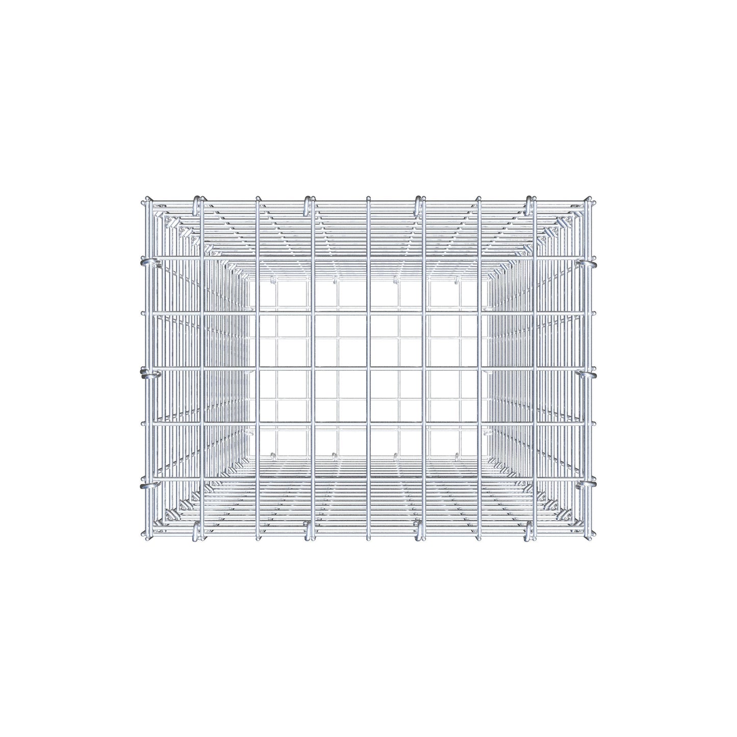 Gabion 100 cm x 40 cm x 30 cm (L x H x D), mesh size 5 cm x 5 cm, C-ring