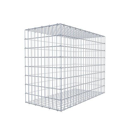 Gabião 100 cm x 80 cm x 50 cm (C x A x P), malhagem 5 cm x 10 cm, anel C