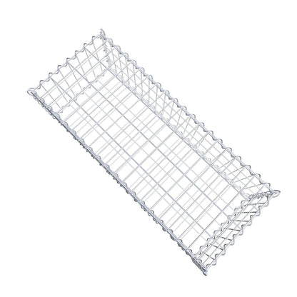 Gabion 100 cm x 30 cm x 40 cm (L x H x P), mailles 5 cm x 10 cm, spirale