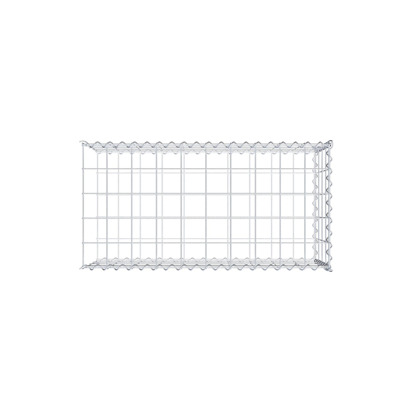Gabbione aggiuntivo tipo 2 100 cm x 40 cm x 50 cm (L x A x P), maglia 10 cm x 10 cm, spirale
