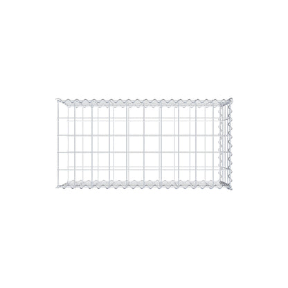 Gabbione aggiuntivo tipo 2 100 cm x 40 cm x 50 cm (L x A x P), maglia 10 cm x 10 cm, spirale