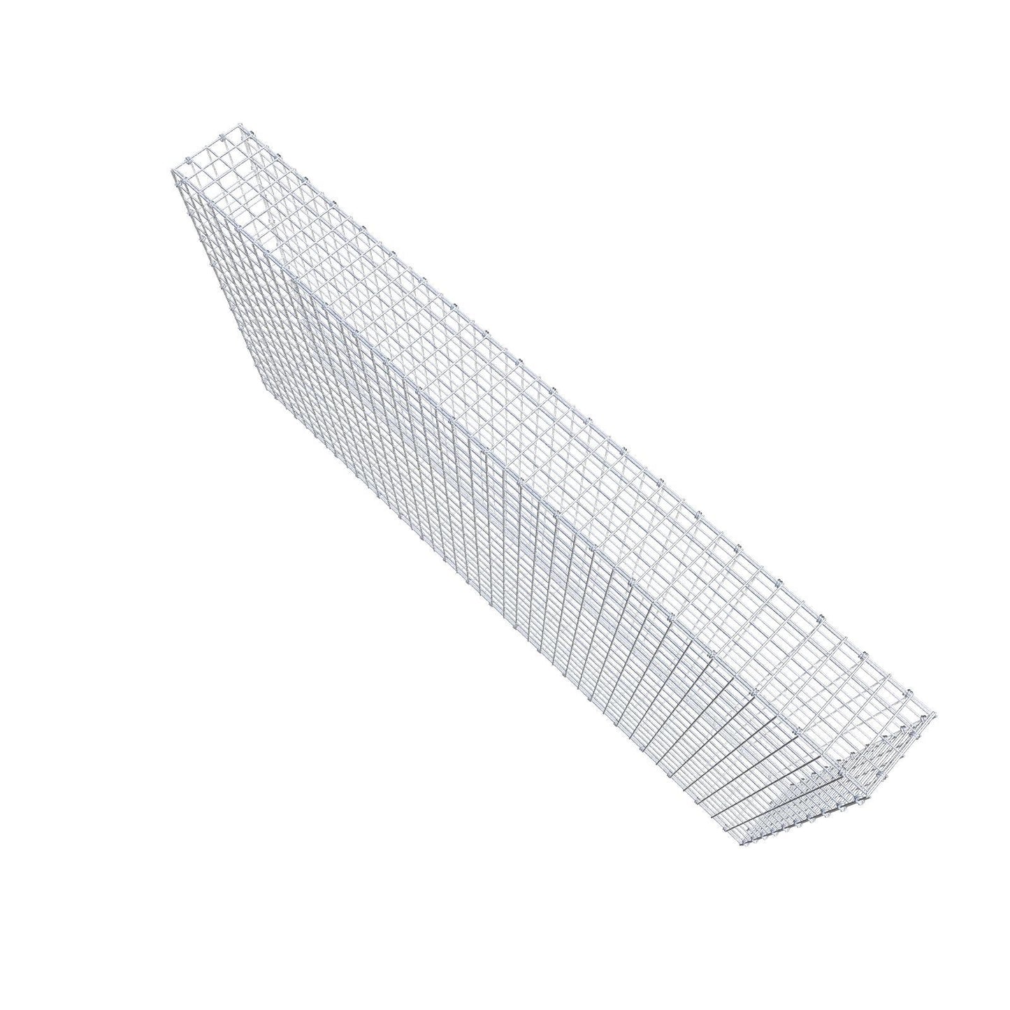 Schanskorf 200 cm x 100 cm x 20 cm (L x H x D), maaswijdte 5 x 5 cm, spiraalring