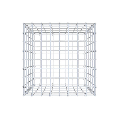 Gabbione 50 cm x 40 cm x 40 cm (L x H x P), maglia 5 cm x 10 cm, anello a C