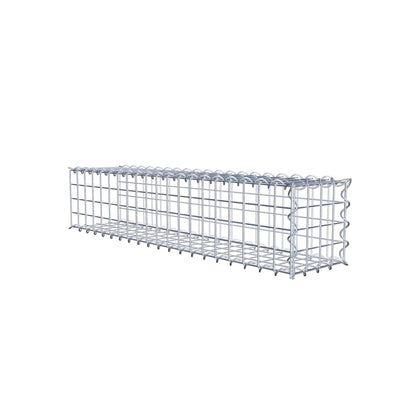 Gavión complementario tipo 2 100 cm x 20 cm x 20 cm (L x A x P), malla 5 cm x 5 cm, espiral