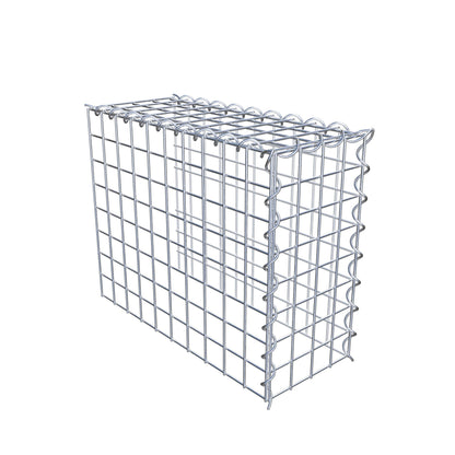 Opvokset gabion type 4 50 cm x 40 cm x 20 cm (L x H x D), maskestørrelse 5 cm x 5 cm, spiral