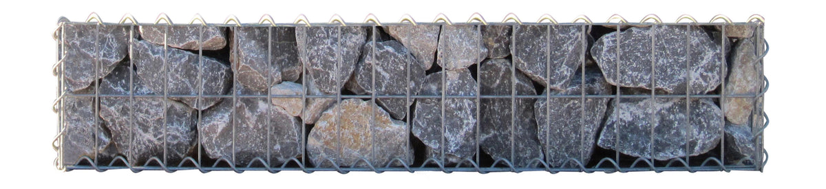 Gabion 100 cm x 20 cm x 30 cm (L x H x P), mailles 5 cm x 10 cm, spirale